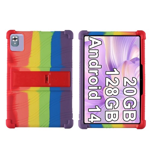 For FEZAWIO F11 Shockproof Soft Silicone Case 10 Inch Tablet Stand Protective - Picture 18 of 26