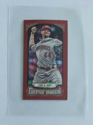 Mike Leake (Reds) 2014 Topps Gypsy Queen baseball MINI RED (only 99 made)
