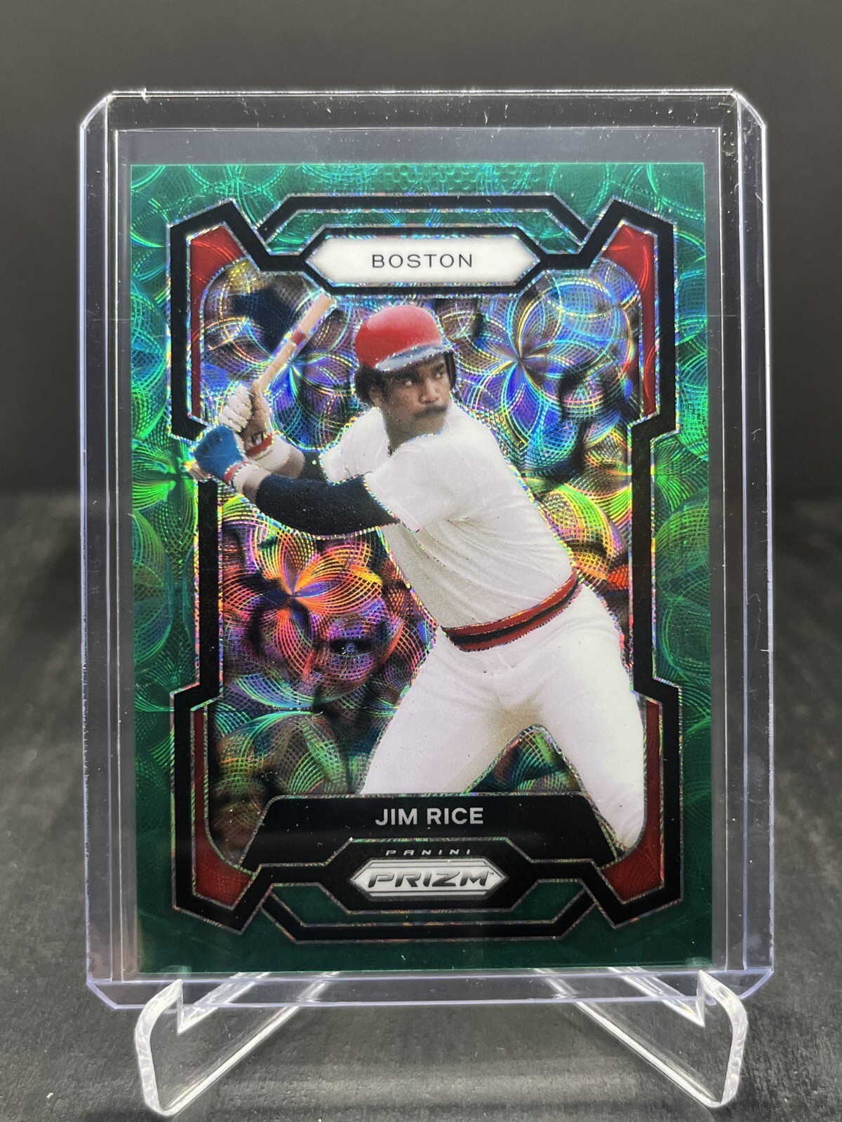2024 Panini Prizm Baseball Jim Rice Green Scope 34/75 #242