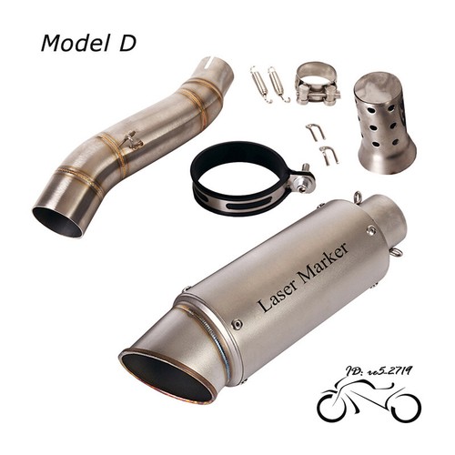 Slip for Honda CBR300 CB300F Exhaust Escape Pipe Mid Link Pipe Modified System - Picture 5 of 11