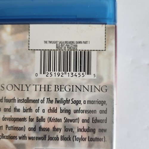 The Twilight Saga: Breaking Dawn, Part 1 (Blu-ray, 2011) Special Edition - Picture 3 of 9