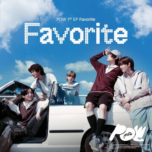 K-POP POW 1st EP Album Favorite Random Ver. CD+Book+P.Card+Poster+Sticker+etc - Imagen 6 de 6