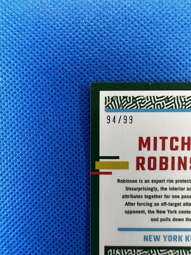 Baloncesto óptico Mitchell Robinson Donruss Hyper Orange Prizm 94/99 2023-24 #2 - Imagen 9 de 12