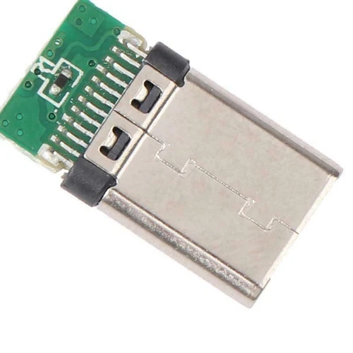 5/10Pair USB 3.1 Type C Male+Female DIY Solder Plug PCB Connector Sockets Repair - Bild 5 von 21