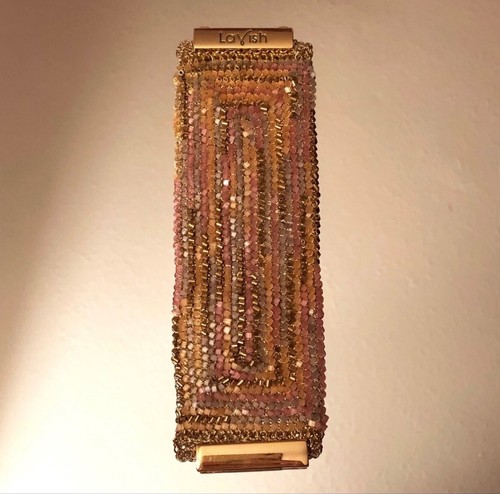 Lavish By Tricia Milaneze 18k Gold Filled Copper Wire Cuff Bracelet - Picture 7 of 8