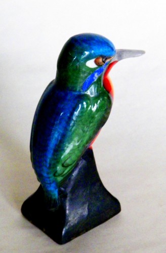 VINTAGE KINGFISHER BY SANDIZELL- HOFFNER DRESDEN - Picture 2 of 5