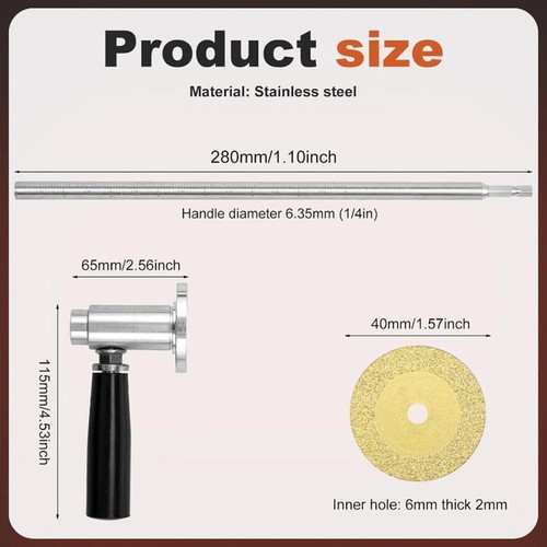 Inside Pipe Cutter for Pvc Pipe,Steel Pipe Cutter with Diamond-Grit Cutting*. - Zdjęcie 9 z 13