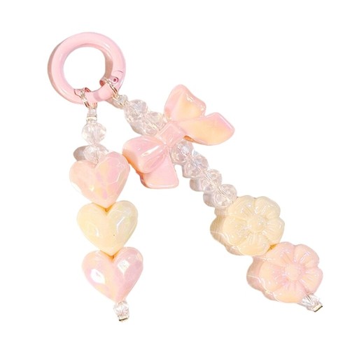 Elegant Handmade Beaded Bracelet Cellphone Strap Pendant Antilost Chain Jewelry - Zdjęcie 11 z 13