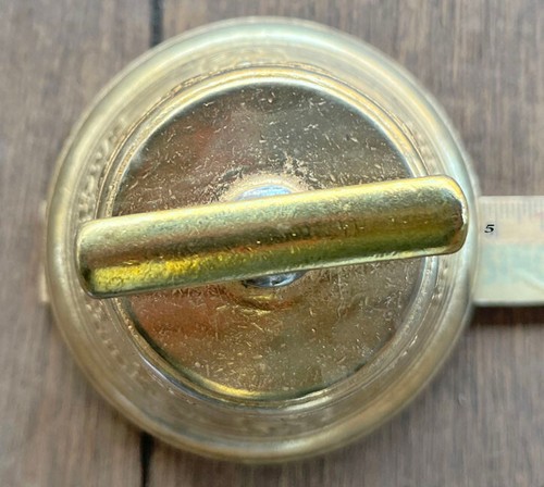 Schweizer Kuhglocke - 4-7/8" - aus Mastgeschirr (Weaver?) - Bild 5 von 8