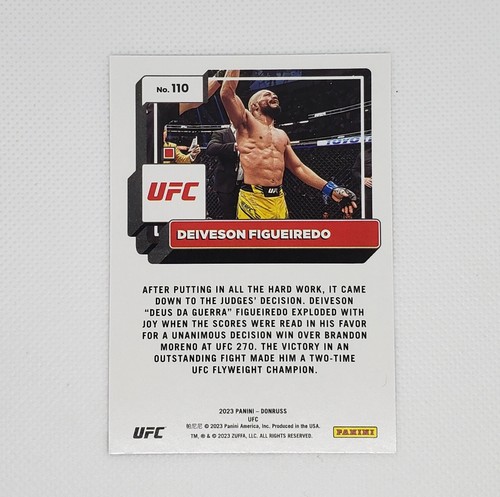2023 Panini Donruss UFC Pick-A-Card Complete Your Deck - Picture 81 of 151