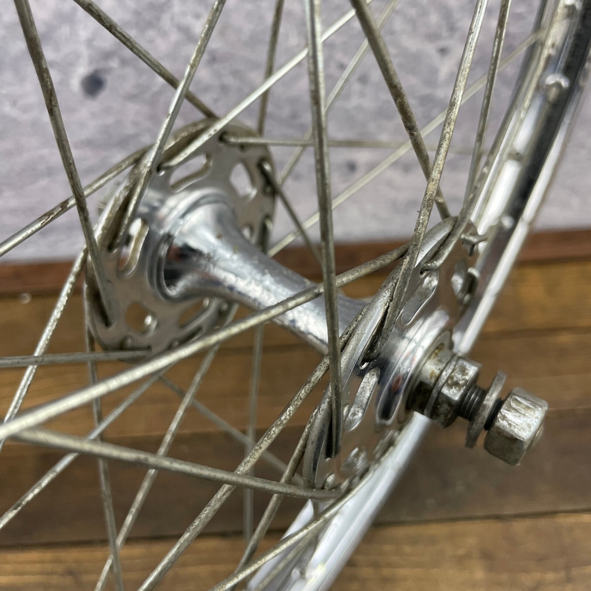 Araya 7X BMX Front Wheel Chrome Hub Rim Vintage 20 36 Hole