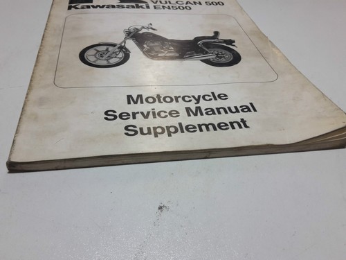GENUINE KAWASAKI EN500 EN-500 VULCAN WORKSHOP SERVICE REPAIR MANUAL SUPPLEMENT - Picture 7 of 7
