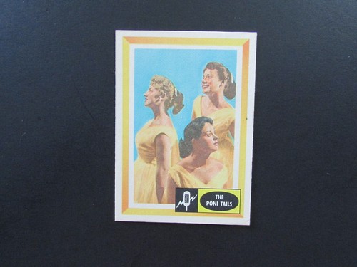 1960 Fleer Spins and Needles Card #25 The Poni Tails