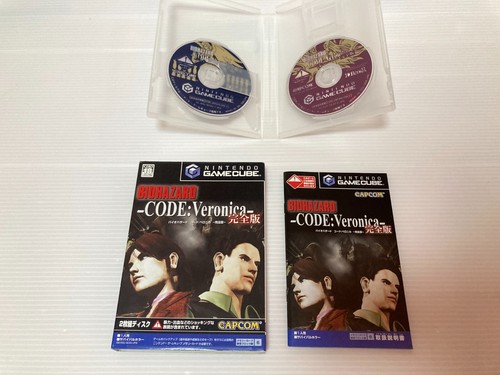 Biohazard Code: Veronica Capcom Nintendo Game Cube Resident Evil Tested Japan
