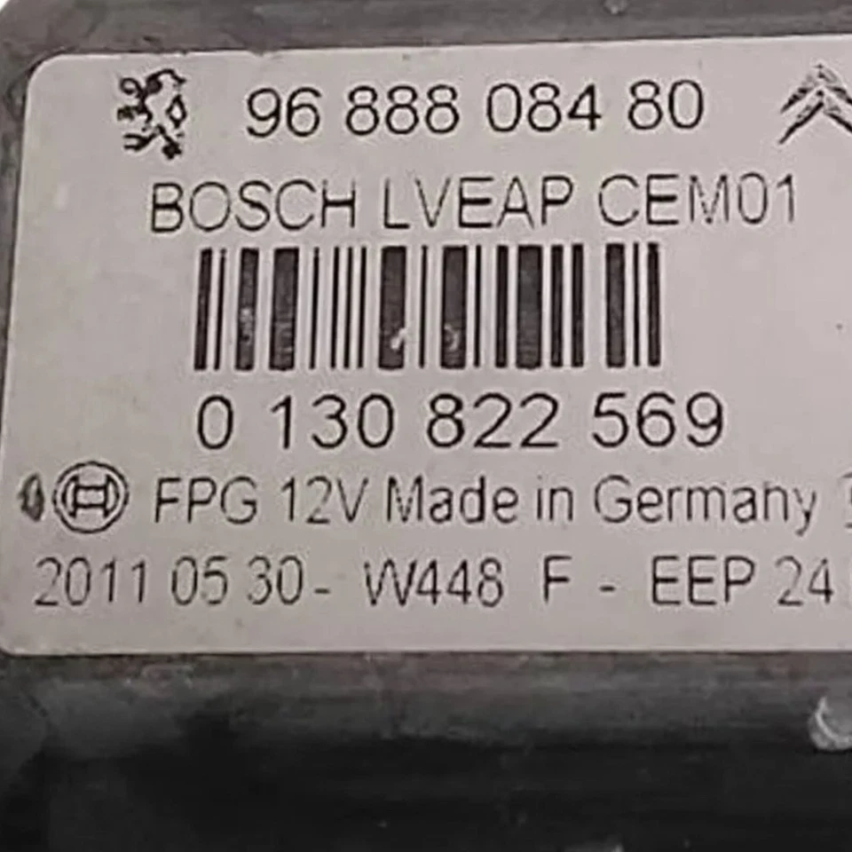 9688808480 Rear Door Window Regulator Motor Peugeot 508 2012 Foto 3 de 3