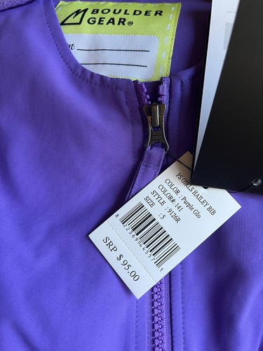 BOULDER GEAR HAILEY Bib Ski Pant Girls Sizes 2T NWT Pink and Purple available - Picture 16 of 16