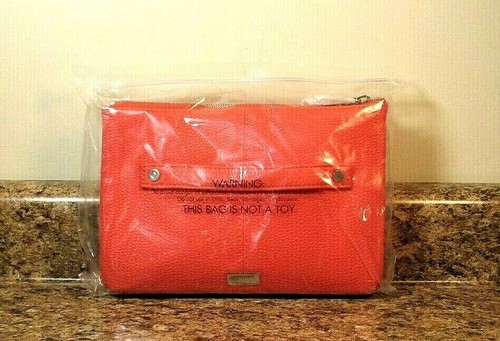 Thirty One Jewell Street Style Purse Coral Kisses Pebble Crossbody Clutch NEW - Picture 2 of 3