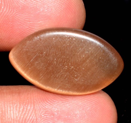 Natürliches Katzenauge 17,60 Karat braun Marquise Cabochon Edelstein zertifiziert B71761 - Bild 2 von 7