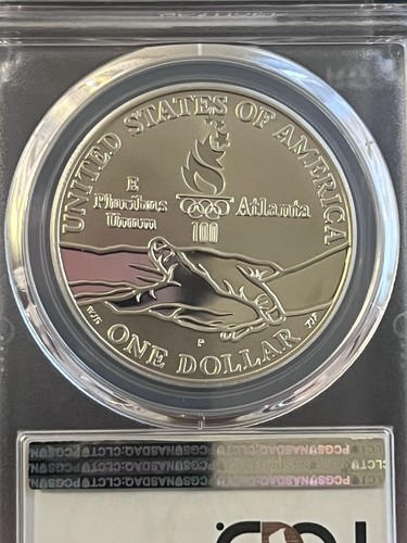 1995-P PCGS PR69DCAM PARALYMPIC COMMEMORATIVE SILVER DOLLAR 1 of 500 - Picture 3 of 3