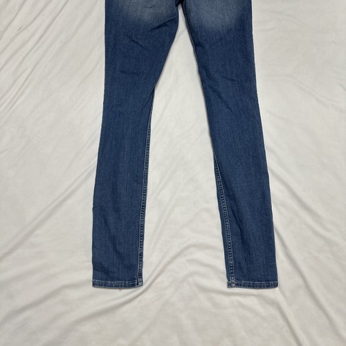Women's Hollister High Rise Super Skinny Blue Jeans Size 1R (25x30) - Picture 6 of 8