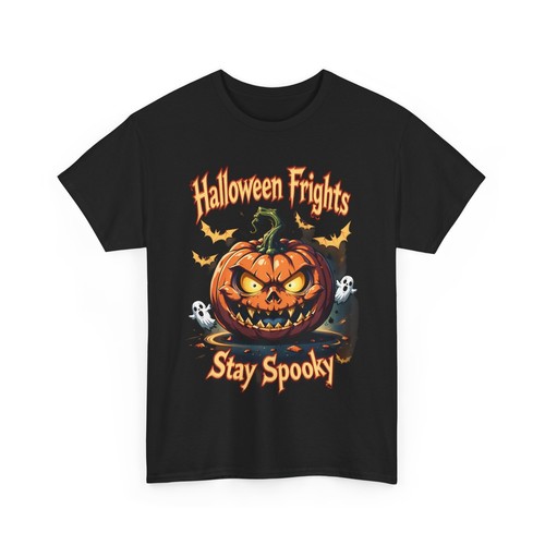 Camiseta Halloween Frights Stay Spooky Scary Pumpkin Ghost Design Camiseta Unisex - Imagen 8 de 17