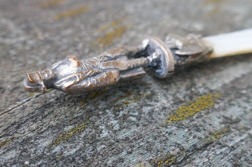 Antique Elegant 19th Century Napoleon Mother of Pearl Letter Opener - 6" Long - Picture 15 of 23