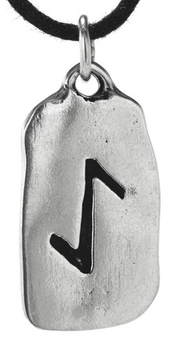 Colgante de cadena 925 plata alfabeto futhark runas runa todas las letras ABC runas - Imagen 24 de 132
