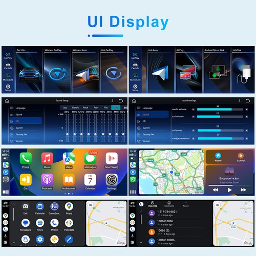 10.25'' Car Linux Screen Carplay Radio Video For BMW X1 F49 2017-2019 EVO System - Picture 11 of 12