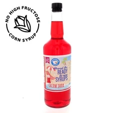 Hypothermias CREAM SODA Flavor Syrup 🍧 Snow Cone machine Shaved Ice Syrup QUART