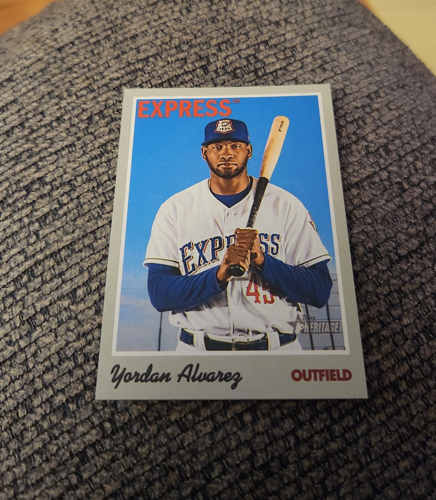 2019 Topps Heritage Minors Baseball Yordan Alvarez #59 Houston Astros