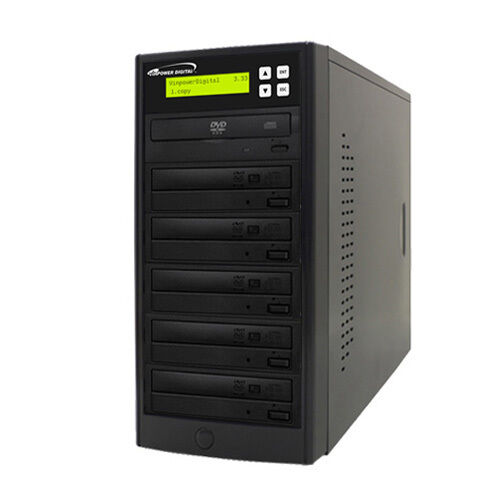 1-5 Burner 24X CD DVD Duplicator Disc Standalone Copier Add Copy Protection - 第 1/1 張圖片