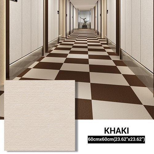 12/24/36pcs Self Adhesive Carpet Tiles Non-Slip Peel and Stick Floor Plank Mat - Picture 23 of 24