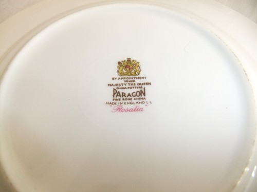 Paragon - Rosalia - vintage bone china tableware, royal stamp - 6A3C # - Picture 3 of 10