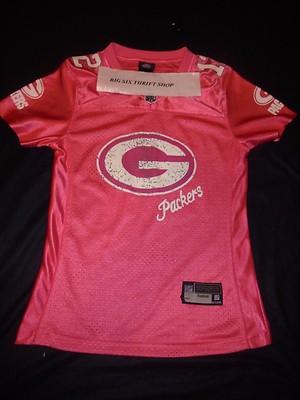 womens pink aaron rodgers jersey