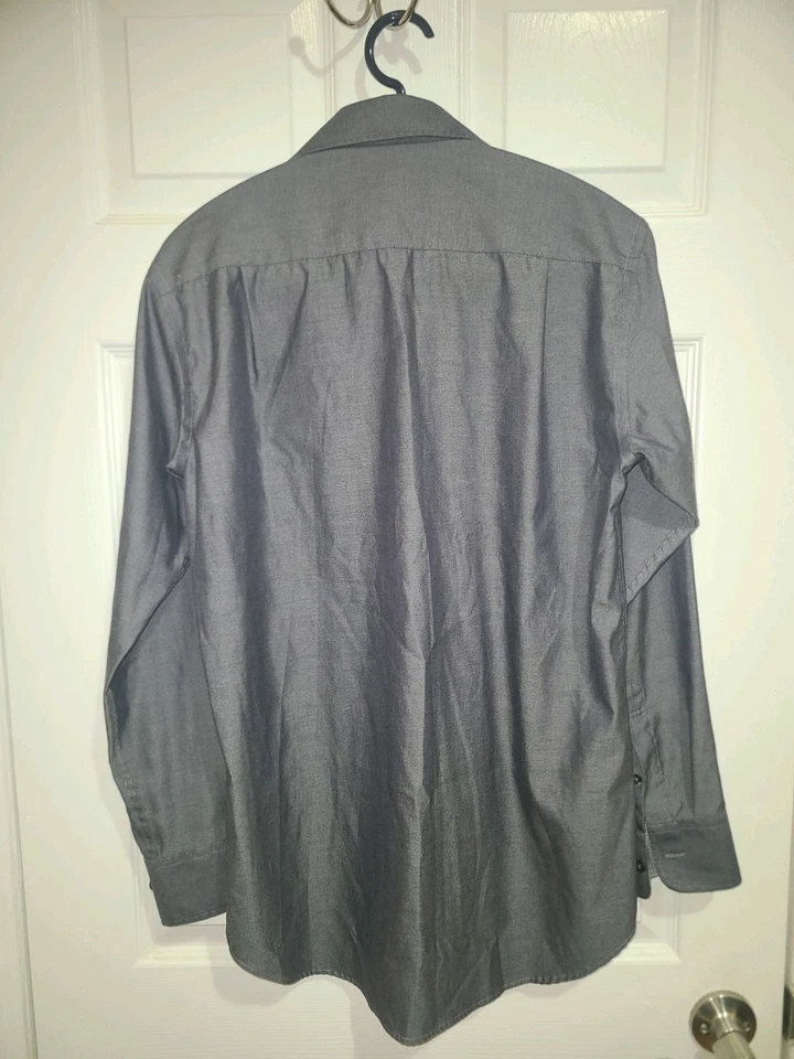 Vintage Carven Paris Manga Larga Calce Ajustado Botones Talla M Foto 2 de 2