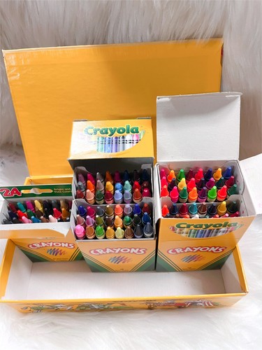 Vintage 1999 Crayola Wizard's Giant Box of Buntstiften & Sharpener Retired Colors - Bild 8 von 12