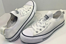 Converse Chuck Taylor All Star Low Top White Shoreline Knit Sneakers Size 7