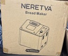 Neretva Bread Maker, 3.3LB Larger Bread Machine 15-in-1 Stainless Steel