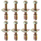 8 Sets Bed Frame Accessories Screw Rod Connection Parts Replacement Screws for