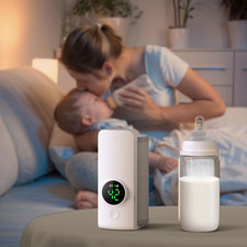 Portable Rechargeable Bottle Warmer Cordless Milk Heater with Temp Control