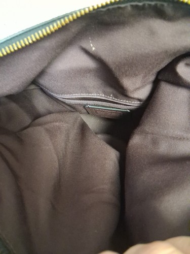 COACH #6152 PENNIE BLACK LEATHER SHOULDER HOBO BAG  - Picture 6 of 8