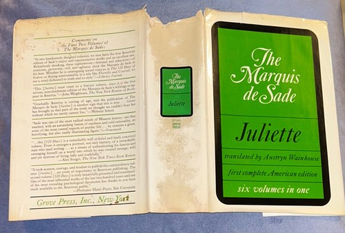 THE MARQUIS DE SADE JULIETTE GROVE PRESS 1968 FIRST PRINTING - Picture 10 of 11
