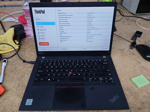 Lenovo ThinkPad T14 Gen 1 14" i7-10610U 16GB RAM 512GB SSD ohne OS