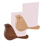 Compact Bird Shape Wooden Menu Stand for Restaurant and Cafe Table Numbers