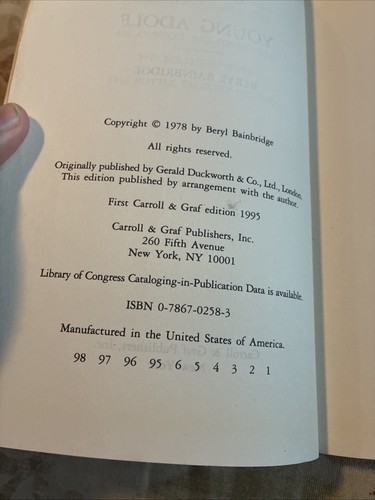 Junger Adolf ~ Roman ~ von Beryl Bainbridge ~ Taschenbuch 1995 selten schwer zu finden - Bild 7 von 7