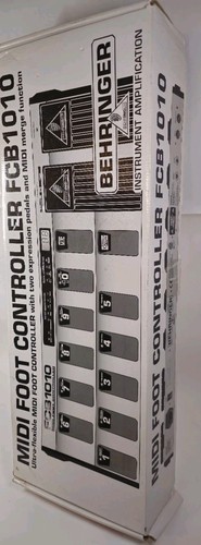 Behringer FCB1010 MIDI Foot Controller with Power Cord & Manual in Original Box - Picture 20 of 22