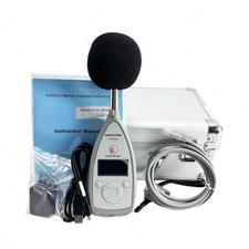 Class 1 Sound Level Meter with Meas. Range 25dB(A)~140dB(A) 8000 Groups Storage