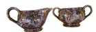 Sugar And Creamer Purple And Gold Elegant Vintage — photo 7