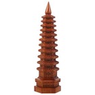  Chinesische Turm-Statue, Tischdekoration, kleiner Turm aus Holz,