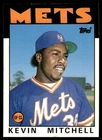 1986 Topps Traded Kevin Mitchell Rookie #74T